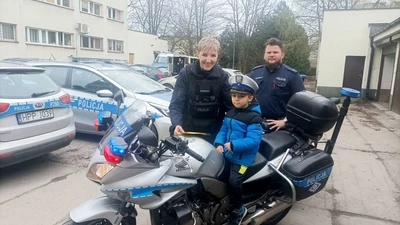 6-letni Kacper z Jastrzębia-Zdroju marzy o służbie w policji [ZDJĘCIA]