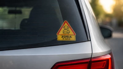 Tabliczka z imieniem dziecka na tylnej szybie? Dla pedofila to cenna informacja [FELIETON]