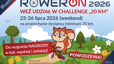 RowerON 2026: Już w ten weekend Challenge „20 km”. Wykręć minimum 20 km na rowerze i zgarnij super nagrody!