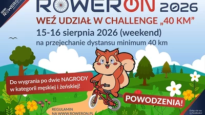 RowerON 2026: Już w ten weekend Challenge „40 km”. Wykręć minimum 40 km na rowerze i zgarnij super nagrody!