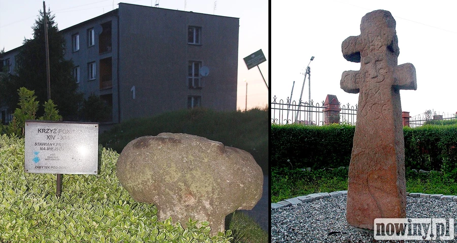 W Lyskach morderca wykuł kamienny krzyż