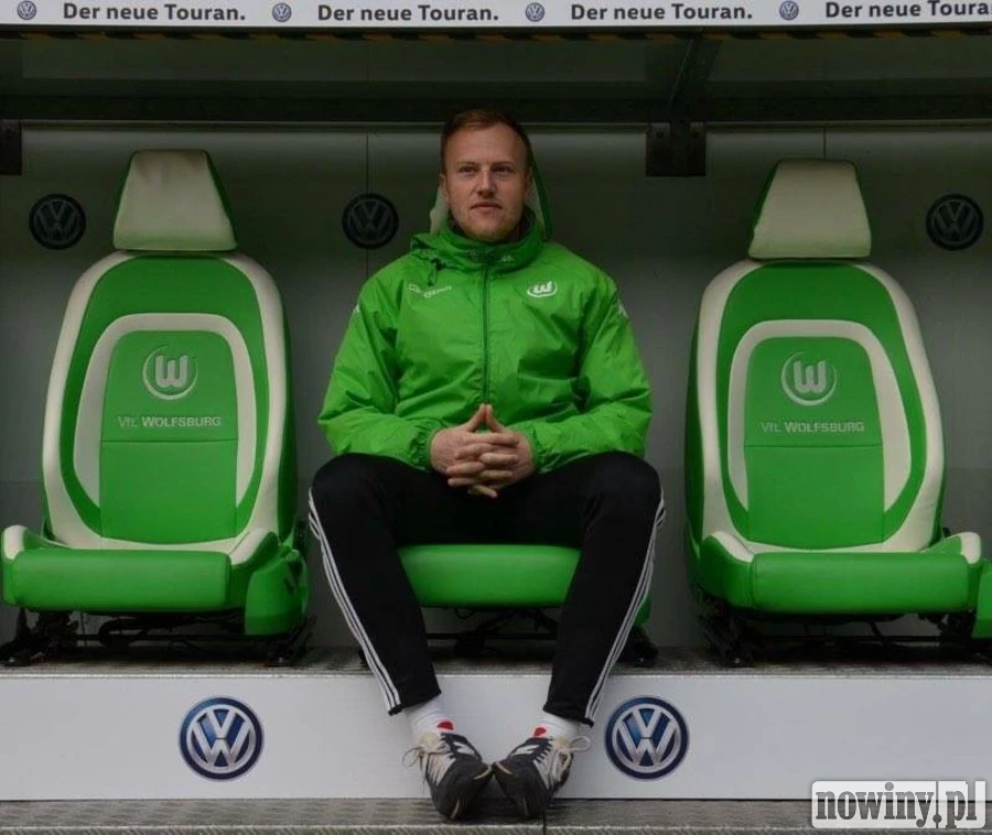Sebastian Paulus, trener ze Szczerbic szkoli w VfL Wolfsburg