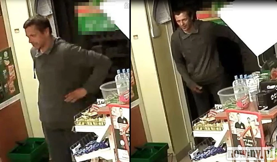 Napad na Żabkę na Dworku w Rybniku. Tak wygląda bandyta, który potraktował obsługę gazem