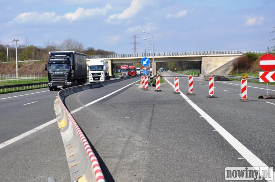 Uwaga kierowcy, rozpoczął się remont autostrady A4