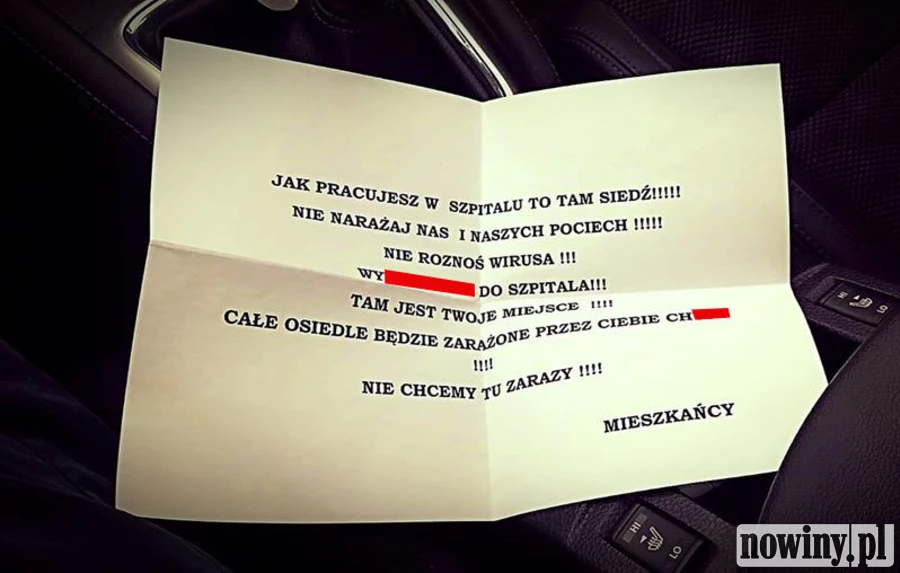 Ratownik z Jastrzębia-Zdroju ratuje życie w szpitalu, a dostał list z pogróżkami