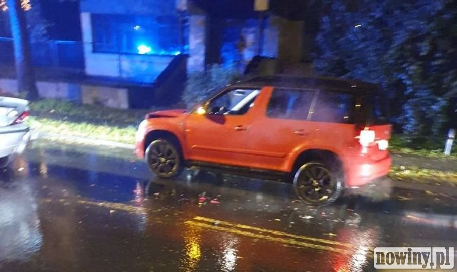Pijany sędzia spowodował kolizję w Rybniku