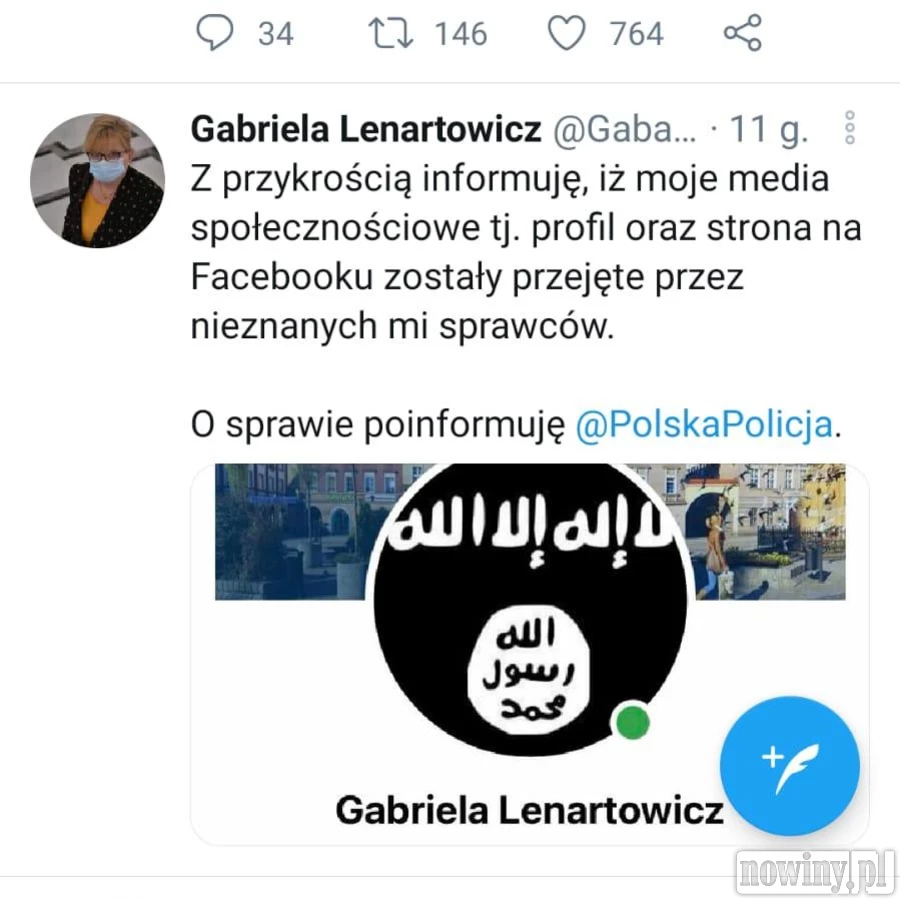 Hakerzy przejęli profil posłanki Gabrieli Lenartowicz