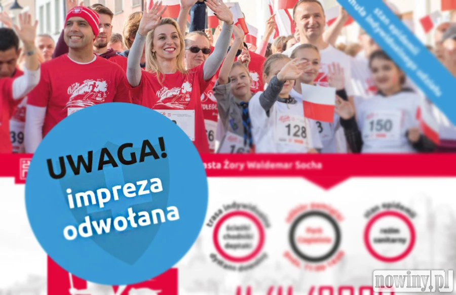 3. Żorski Bieg Biało-Czerwony jednak odwołany