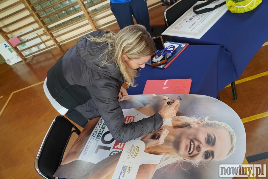 Młodzi sportowcy z SP 15 trenowali z wicemistrzynią Europy