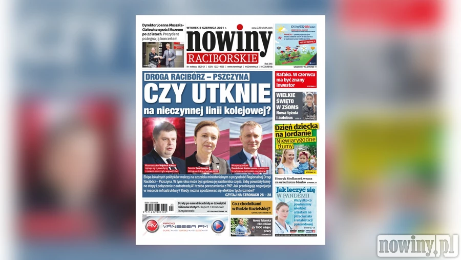 Czy droga Racibórz - Pszczyna utknie na nieczynnej linii kolejowej? Czytaj Nowiny Raciborskie