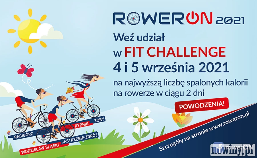 #RowerON 2021: Już 4-5 września FIT Challenge na najwyższą liczbę spalonych kalorii na rowerze. Wygraj nagrody!