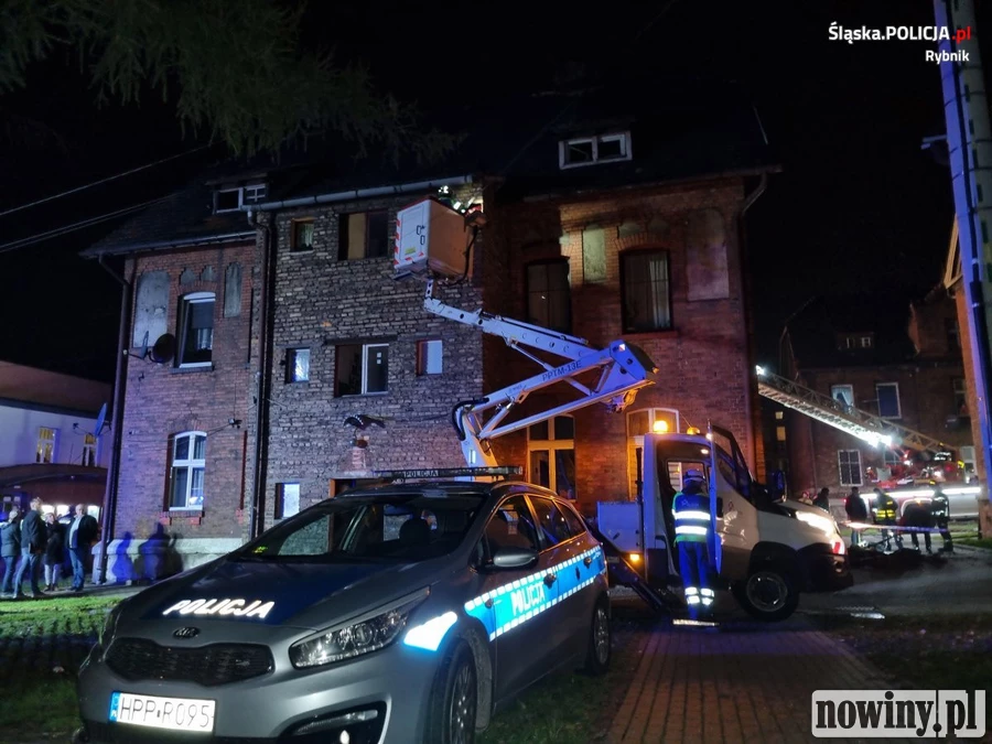 Pożar w familoku w Czerwionce-Leszczynach. Jedna osoba nie żyje