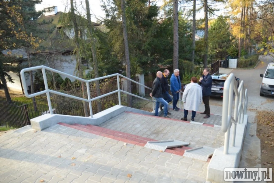 W Zdroju wybudowano nowe schody
