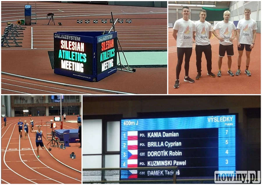 Zawodnicy UKS „Czwórki” Żory na podium polsko-czeskich zawodów lekkoatletycznych