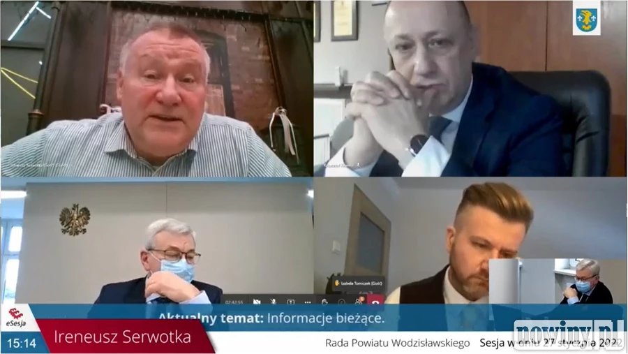 Starosta Bizoń do radnego Serwotki: "Jest pan oderwany od rzeczywistości". O co poszło?