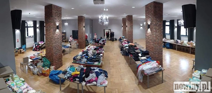 Ruszył centralny magazyn pomocy dla uchodźców przebywających na terenie gminy Godów