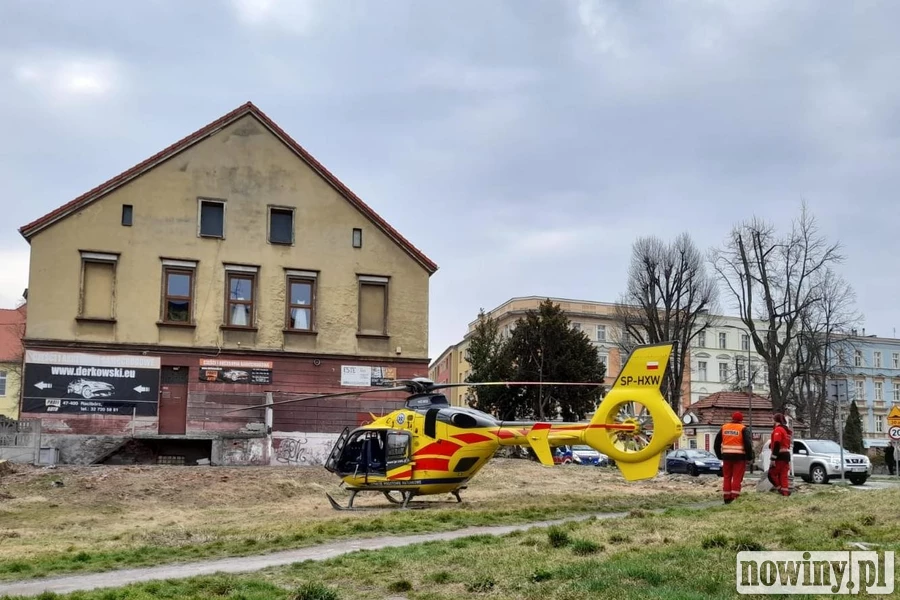 Śmigłowiec LPR wylądował w centrum Raciborza. Co tam się stało?