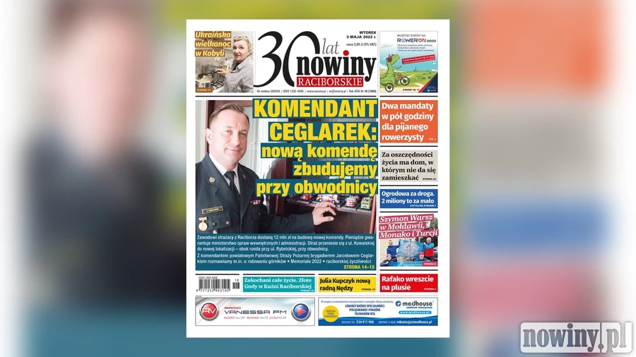 Nowiny Raciborskie piszą o nowej komendzie przy obwodnicy