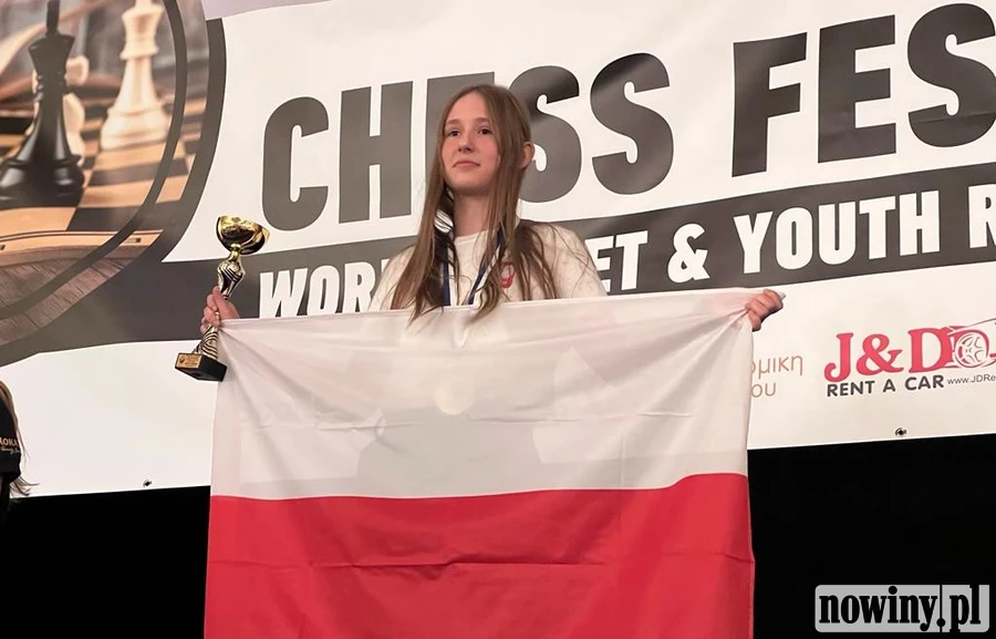 Pola Seemann, szachistka z Rybnika sponsorowana przez PGE GiEK została Mistrzynią Świata w szachach błyskawicznych