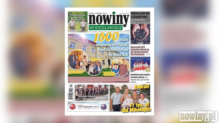 Pałac nareszcie otwarty. Nowiny Wodzisławskie o tym, co znajdziecie u Dietrichsteinów