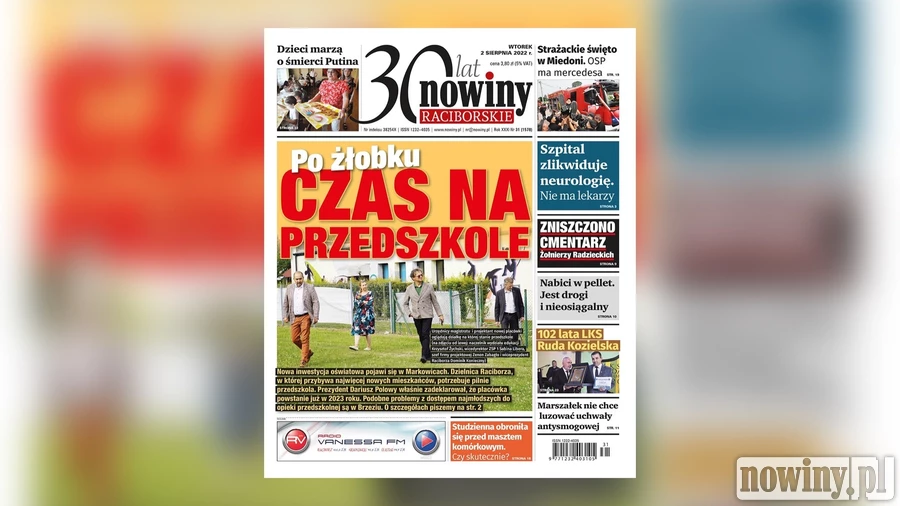 Po żłobku czas na przedszkole. O nowej inwestycji piszą Nowiny Raciborskie
