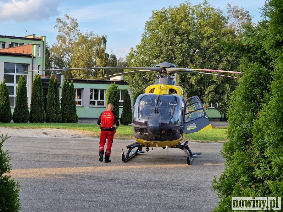 12-letni nożownik w Wodzisławiu. Lądował śmigłowiec LPR