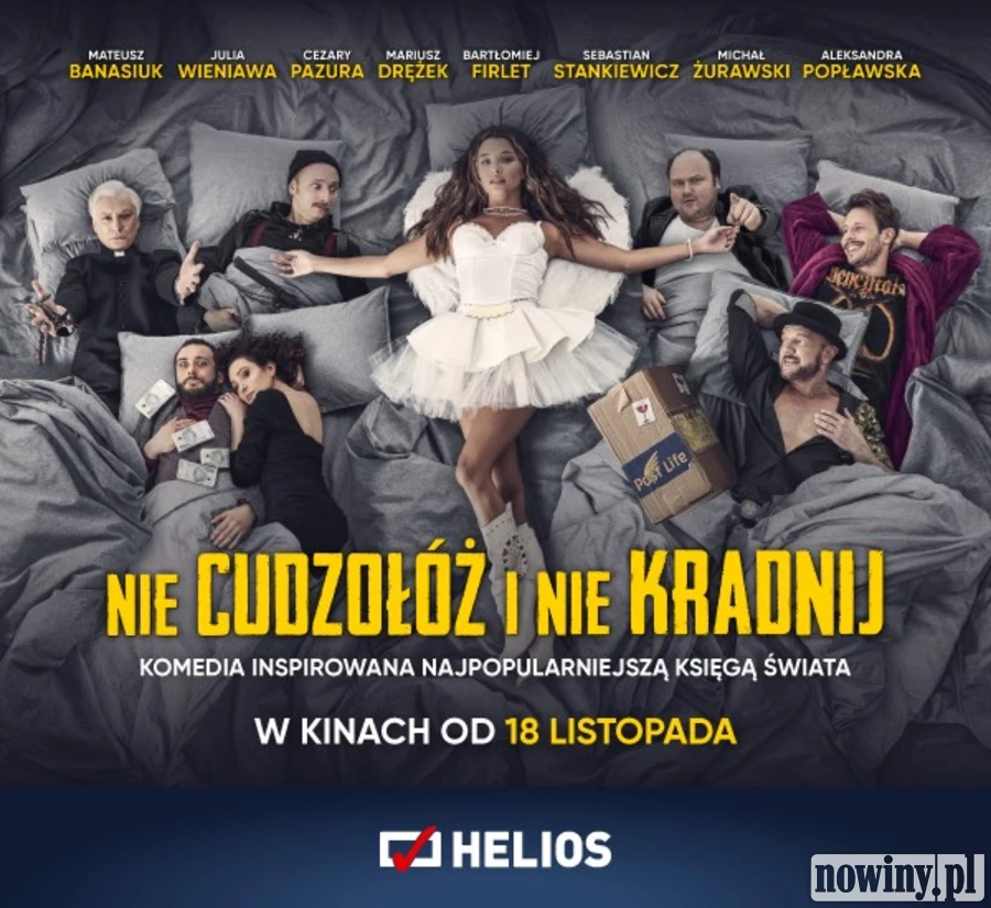 „Nie cudzołóż i nie kradnij” komedia gangsterska od jutra w kinach Helios
