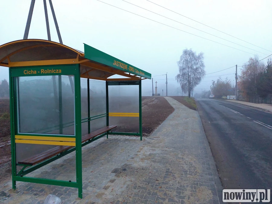 Nowy przystanek w sołectwie Bzie