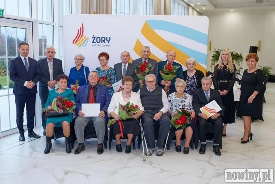 Złote i Diamentowe Gody w Żorach. 38 par małżeńskich dostało medale od Prezydenta RP