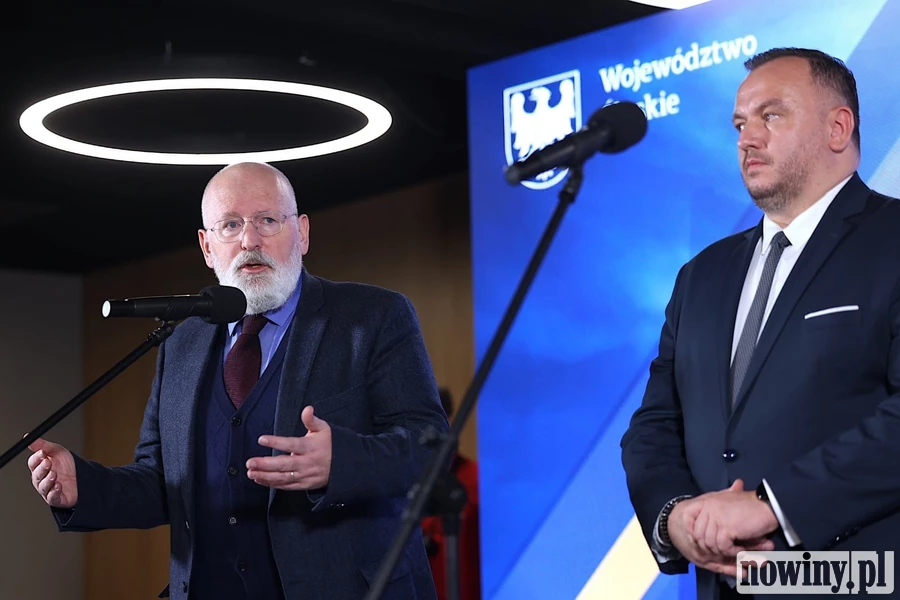 Frans Timmermans przyjechał na Śląsk. Padły słowa o końcu górnictwa węgla kamiennego na Śląsku