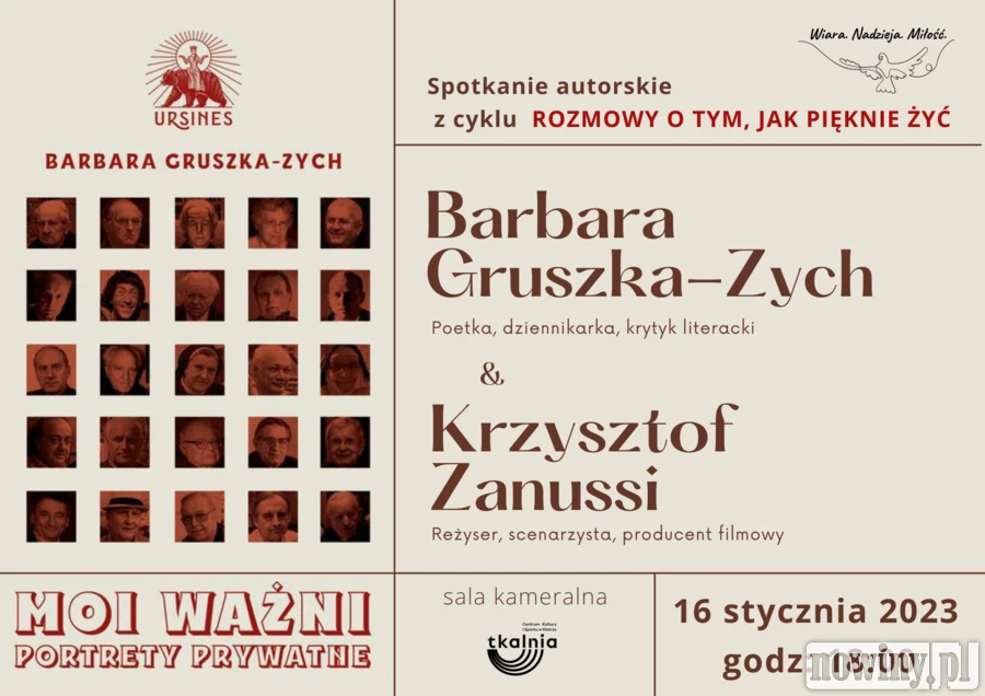 Tkalnia Kietrz zaprasza na wyjątkowe spotkanie. Moi ważni. Portrety prywatne.