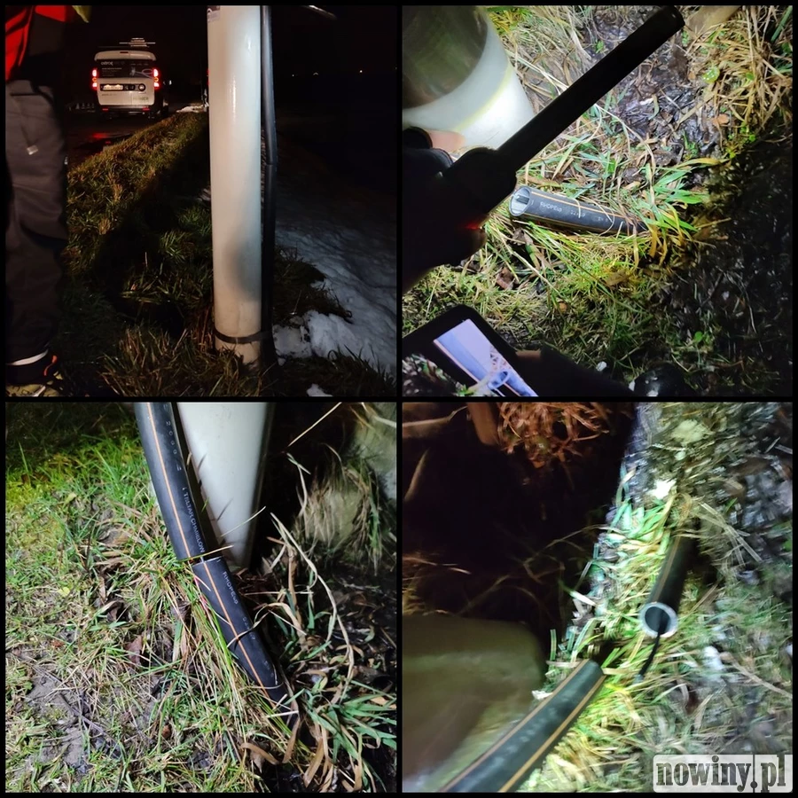 Zamach na infrastrukturę w gminie Krzanowice. Zniszczono światłowody sieci ostrog.NET