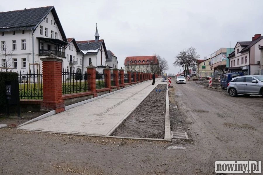 Jastrzębie: Trwa przebudowa ulicy 1 Maja. Powstaje tam deptak za prawie 26 mln złotych