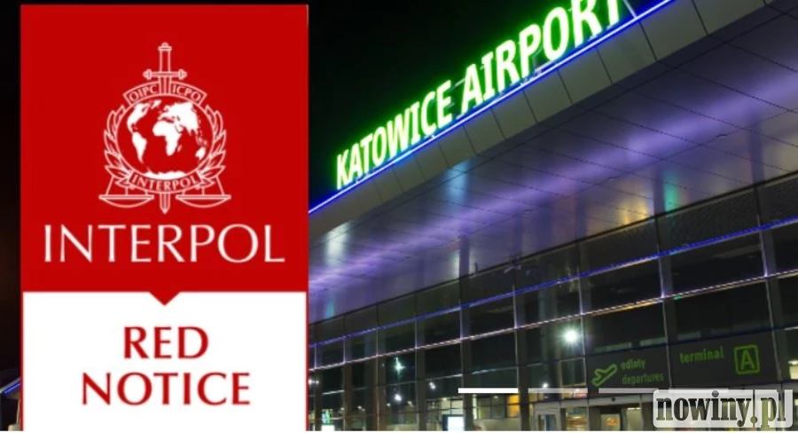Poszukiwany czerwoną notą Interpolu zatrzymany na lotnisku w Katowicach-Pyrzowicach