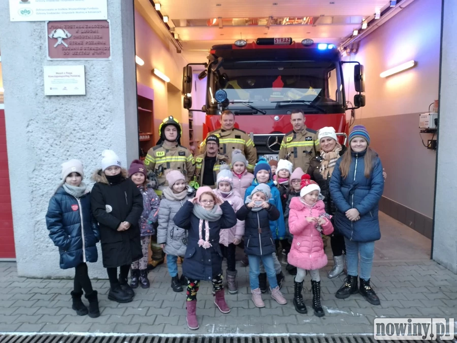 Dzieci z Lubomi spotkały się ze strażakami