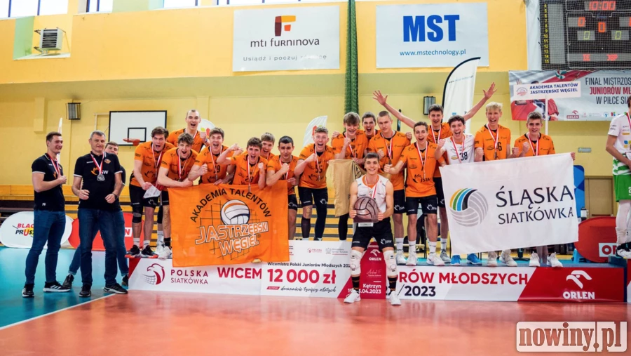 Juniorzy młodsi Jastrzębskiego Węgla wicemistrzami Polski