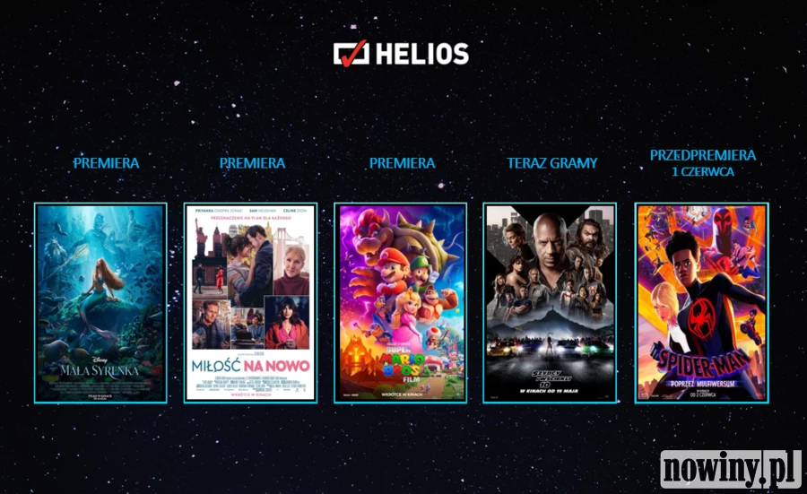 Filmowe nowości zawładną kinami Helios