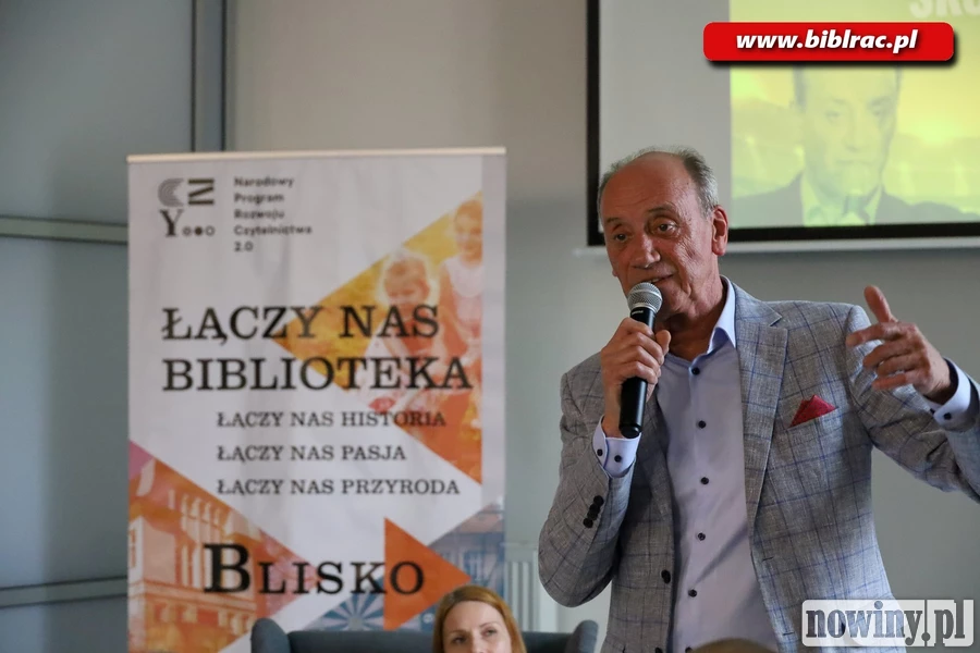 LegenDariusz Szpakowski szkolił w Raciborzu kandydatów na komentatorów piłkarskich