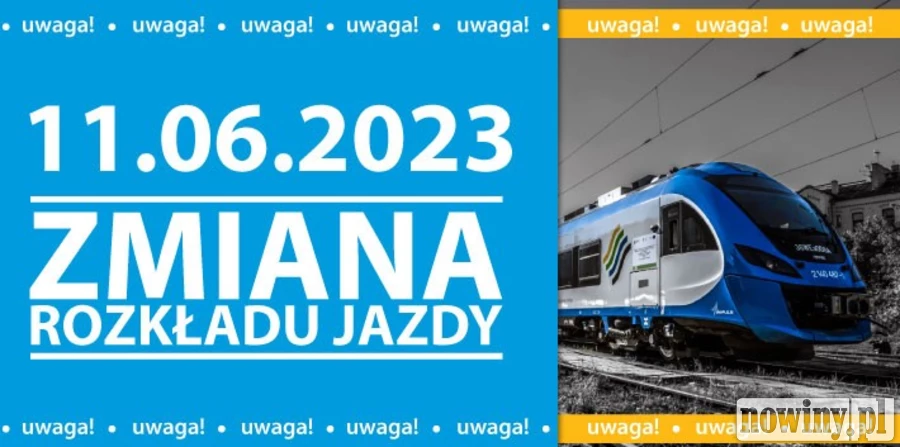 Czerwcowe zmiany i nowości w rozkładzie Kolei Śląskich