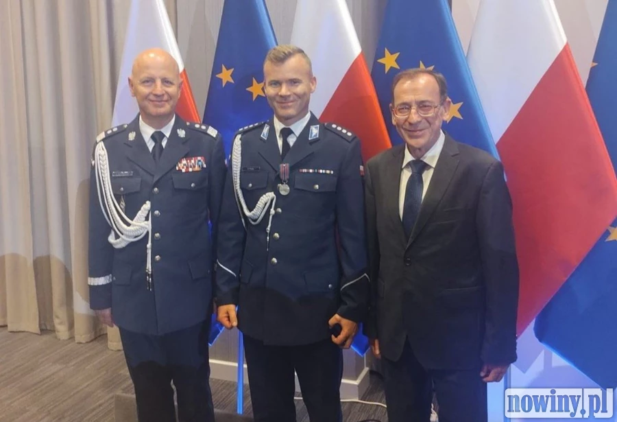 Zaszczytny medal dla komendanta raciborskiej komendy nadkom. Marka Ryszki