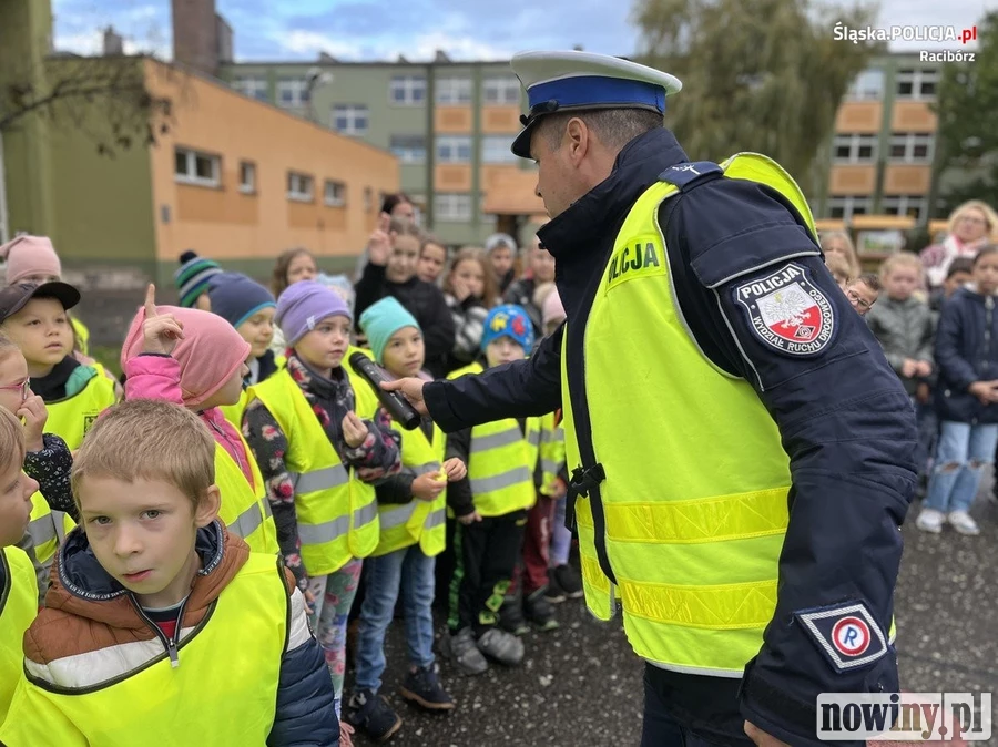 Przedszkolaki z Kuźni Raciborskiej po lekcji bezpieczeństwa [ZDJĘCIA