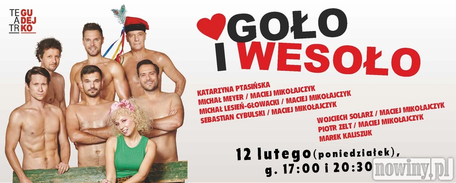 Spektakl „Goło i wesoło” w WCK