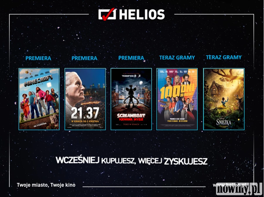 Kwietniowe nowości w kinach Helios