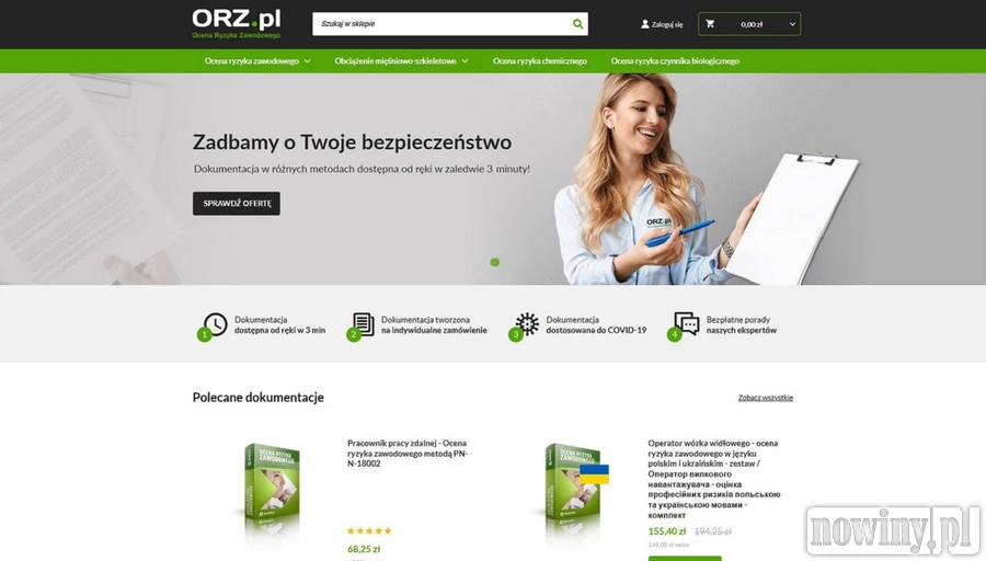 ORZ.pl – ocena ryzyka zawodowego dla każdej branży i stanowiska