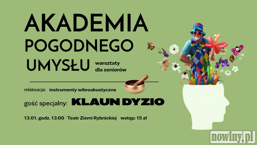 Wyjątkowe warsztaty dla Seniorów - Akademia Pogodnego Umysłu już 13 stycznia w Rybniku!