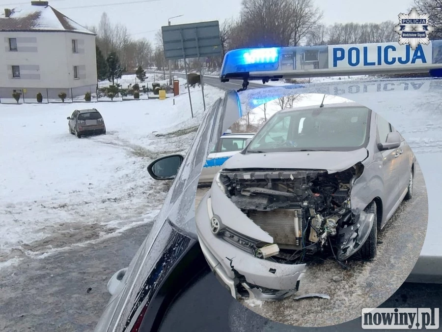 Toyota zderzyła się z Mitsubishi w Syryni. Nieustąpienie pierwszeństwa kosztowało kierowcę 1300 zł i 10 punktów karnych