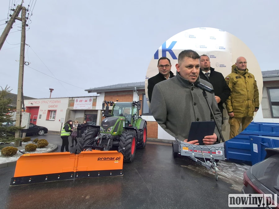 Nowoczesny sprzęt ratowniczy już w gminie Rudnik. Wójt: Nie ma roku, żeby powiat nie miał sytuacji kryzysowej, teraz jesteśmy gotowi