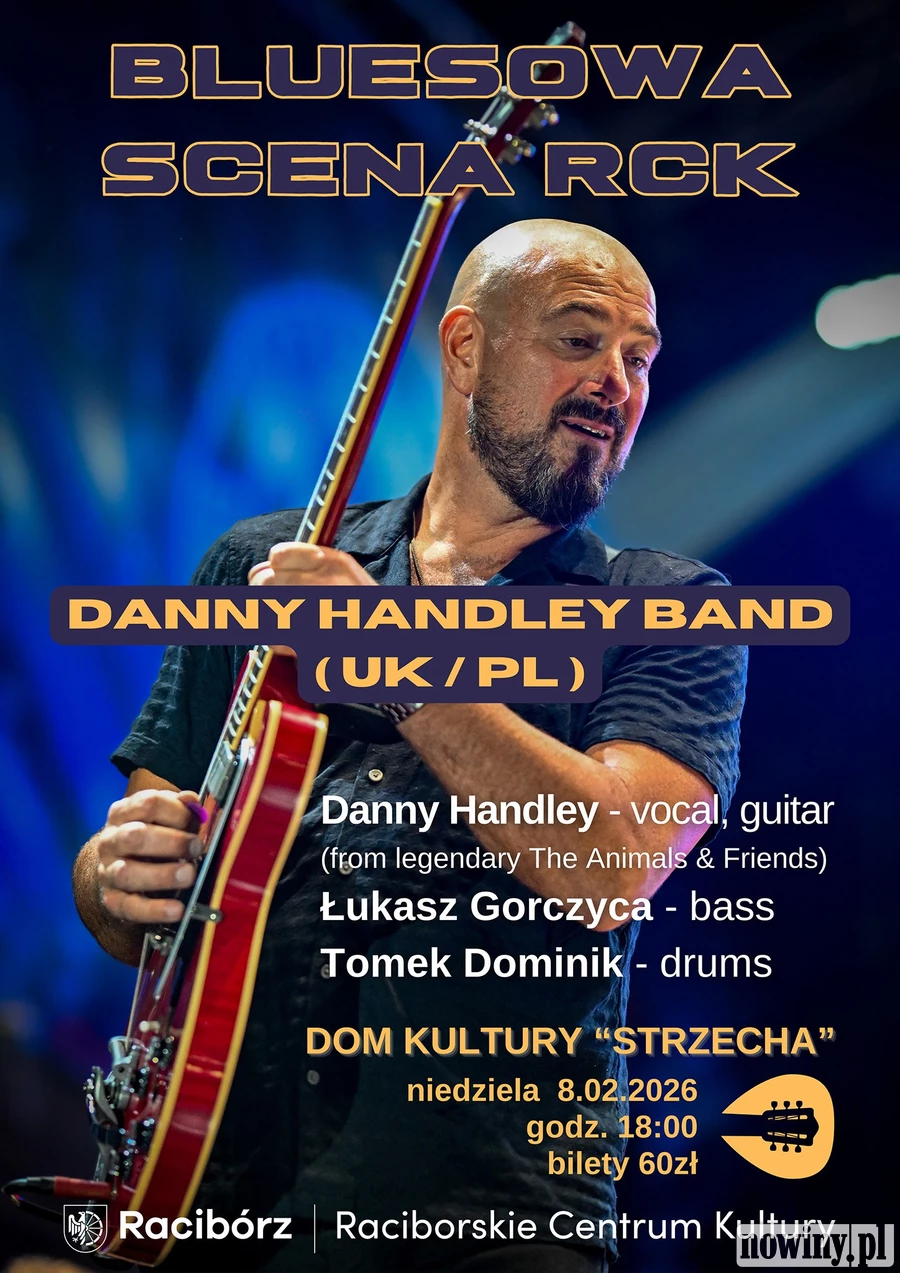 Raciborskie Centrum Kultury serdecznie zaprasza na wyjątkowe wydarzenie muzyczne w ramach BLUESOWEJ SCENY RCK