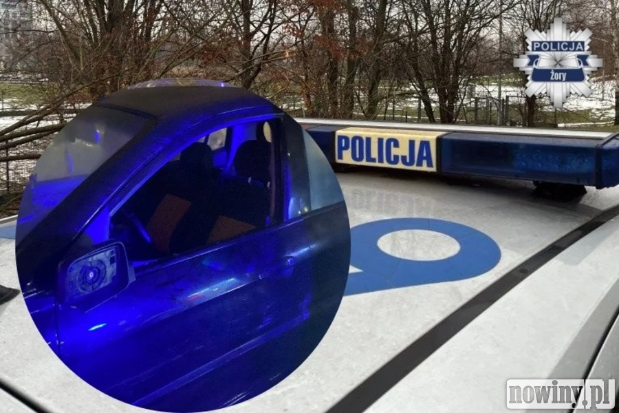 Kobieta uciekała przed policją ulicami Żor. Policjanci musieli wybić szybę, by ją powstrzymać