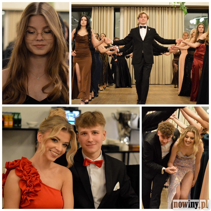 Maturzyści z raciborskiego "Mechanika" bawią się na studniówce w restauracji Rudy Las [ZDJĘCIA]